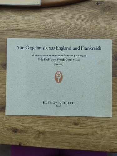 Noten alte orgelmusik - noten:,