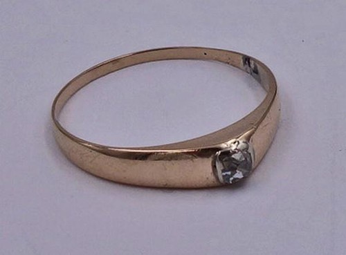 Ring mit diamant brillant - ring,