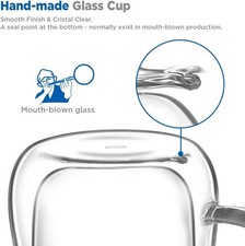 Ecooe Doppelwandige Cappuccino Tassen Glaser Latte Macchiato Glaser