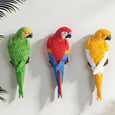 Handgefertigter Papagei Resin