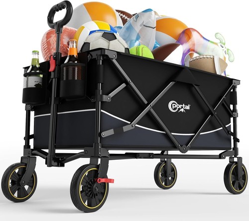 Faltbarer bollerwagen xxl mit - faltbarer,