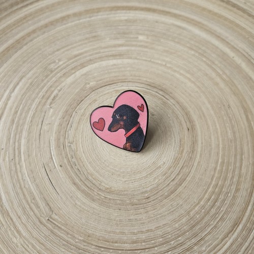 Pin anstecker dackel - pin, liebe