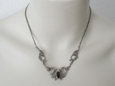 925 Silber Kette Collier mit