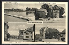 Anderbeck, Badeanstalt, Arbeitsdienstlager, Hauptstraße, Gut, Ansichtskarte 