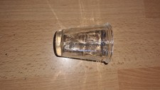 Kleiner Mess Glas Messbecher Vintage Skala Esslöffel Teelöffel Kaffeelöffel RAR