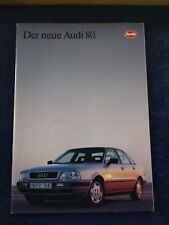 AUDI 80 Prospekt 8.1991  Modelle: 80 TD, TDI, 2.0, 2.8 V6, Quattro,
