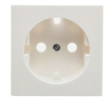 Jung  Zentralplatte für Schuko-Steckdose A520WWPL   alpinweiß