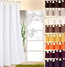 Schlaufenschal inkl. Kräuselband blickdicht Gardine Vorhang Dekoschal Uni Typ117