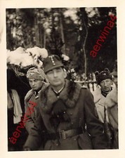 Deutscher General bei Besichtigung HKL bei Salla Lappland Finnland