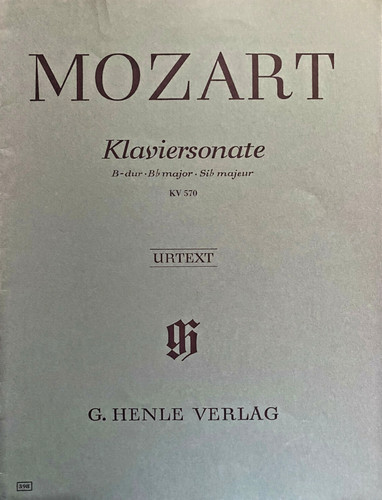 Mozart klaviersonate dur - b-dur, kv