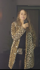 Stitch&Soul Leopardenmantel Faux Fur Coat  Kunstfellmantel Gr. S/M  NEUW!