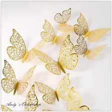 Schmetterlinge silber gold - schmetterlinge,