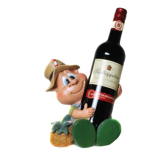 Dekofigur funny flaschenhalter - dekofigur,