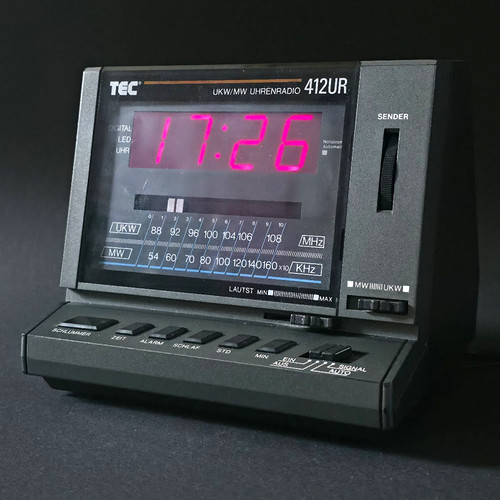 Tec 412ur vintage uhrenradio - tec,