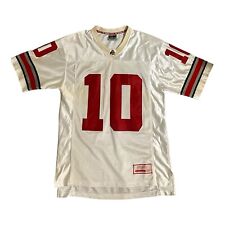 NCAA Trikot 10 Ohio State Weiß M Herren Colosseum Athletics NFL Retro