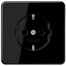 Jung SCHUKO Steckdose CD-Serie, 16A 250V, Unterputz, schwarz