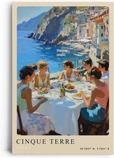 Wandbild auf Leinwand Cinque