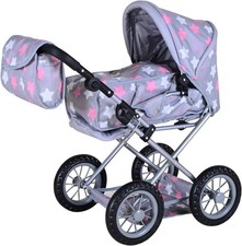 Knorrtoys 63144  Puppenwagen Ruby  Star Grey pink  Kombiwagen