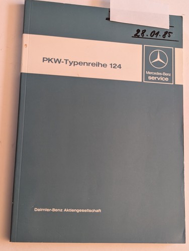 1985 werkstatthandbuch - 1985,