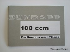 Bedienungsanleitung zündapp - bedienungsanleitung,