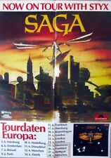 SAGA - 1980 - Plakat - In Concert - Styx - Images at Twilight Tour - Poster