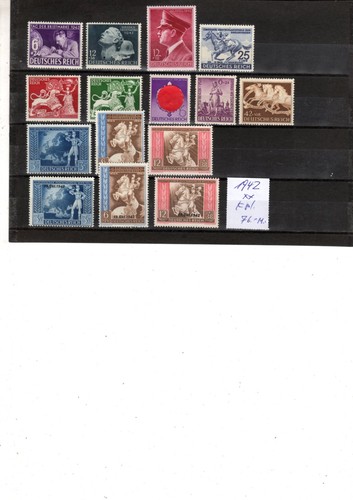 Reich 1942 kpl postfrisch - d-reich,