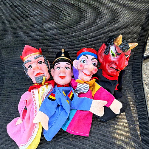 Stoff handpuppen lot set - 4x,