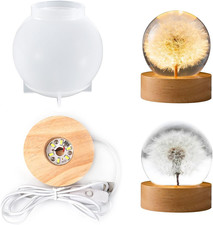 Einzigartige Sphärisch Lampe Sphärisch-Schöne Epoxidharz Kugel Lampe in Formen; 