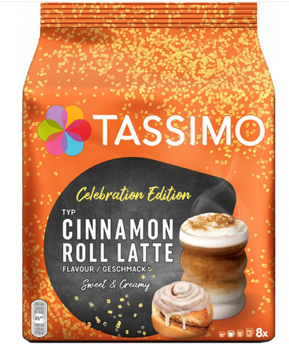 Tassimo cinnamon roll latte - tassimo,