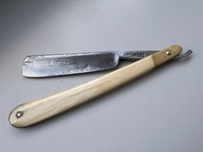 Old antic straight razor