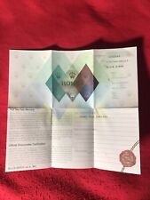 Rolex Zertifikat Garantie für