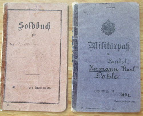 Militärpaß soldbuch inf - soldbuch,