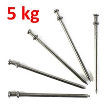 Doppelkopf Stifte Nägel Drahtstifte Drahtnägel Senkkopf blank 5kg 3,1 x 65/75