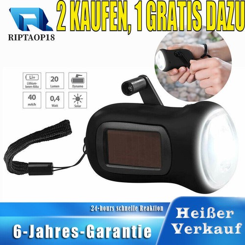Solar kurbeltaschenlampe - solar,