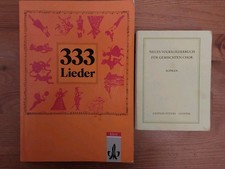 2 Liederbücher 333 Lieder von Klett / Neues Volksliederbuch für gemischten Chor 