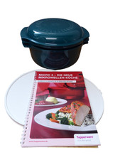 Tupperware Mikrowellen Topf Micro 3 Gar  3l/1,75l wenig benutzt grün