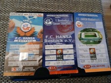 Alte Eintrittskarten FC Hansa