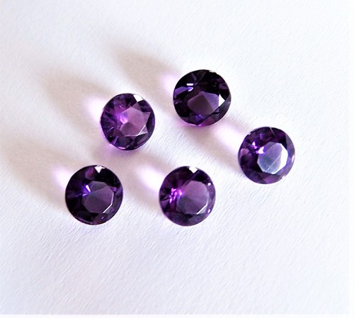 Amethyst rund facettiert - amethyst,
