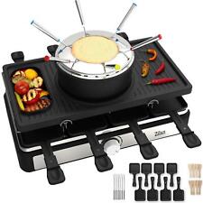 Raclette Grill mit Fondue Set