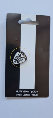 Paok thessaloniki ansteck pin - paok,