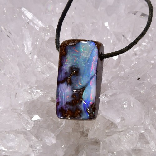 Boulder opal anhänger - boulder,