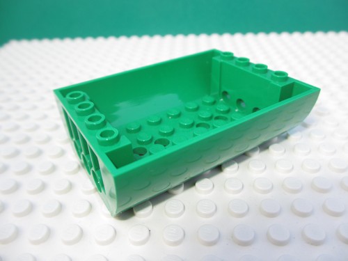 Lego tankboden grün - grün, 8x6x2