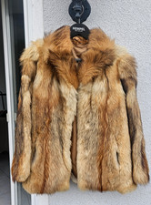 Mantel Rotfuchs Fuchs Pelz Gr. 38 Echtfell Vintage in gepflegtem Zustand