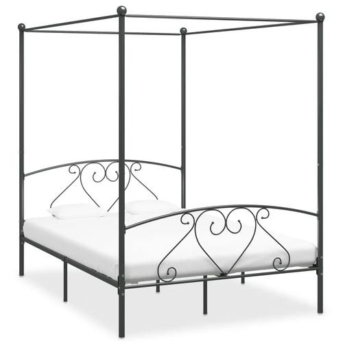 Himmelbett gestell grau - himmelbett-gestell,