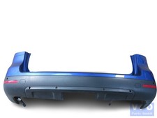 Stoßstange hinten für PDC AHK LA5W ravennablau metallic original VW Touareg 7L