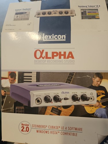 Lexicon alpha usb - lexicon,