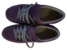 Klepper Damen Schnürschuhe Lila Leder Gr. 38 Freizeit Schuhe