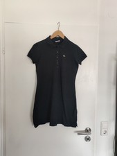 Sportliches Lacoste Hemdblusen Kleid Gr. 40 Baumwolle Marineblau