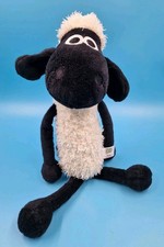 NICI Shaun das Schaf Schlenker 35 cm Schwarz Wollweiß Stofftier Plüsch