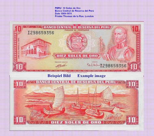 Peru soles 1972 unc 100c - soles,